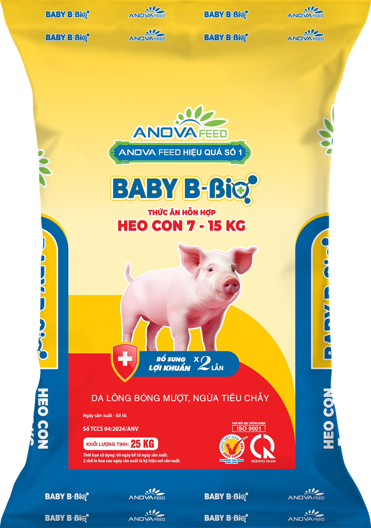 Thức ăn hỗn hợp HEO CON 7 - 15 KG BABY B - BIO