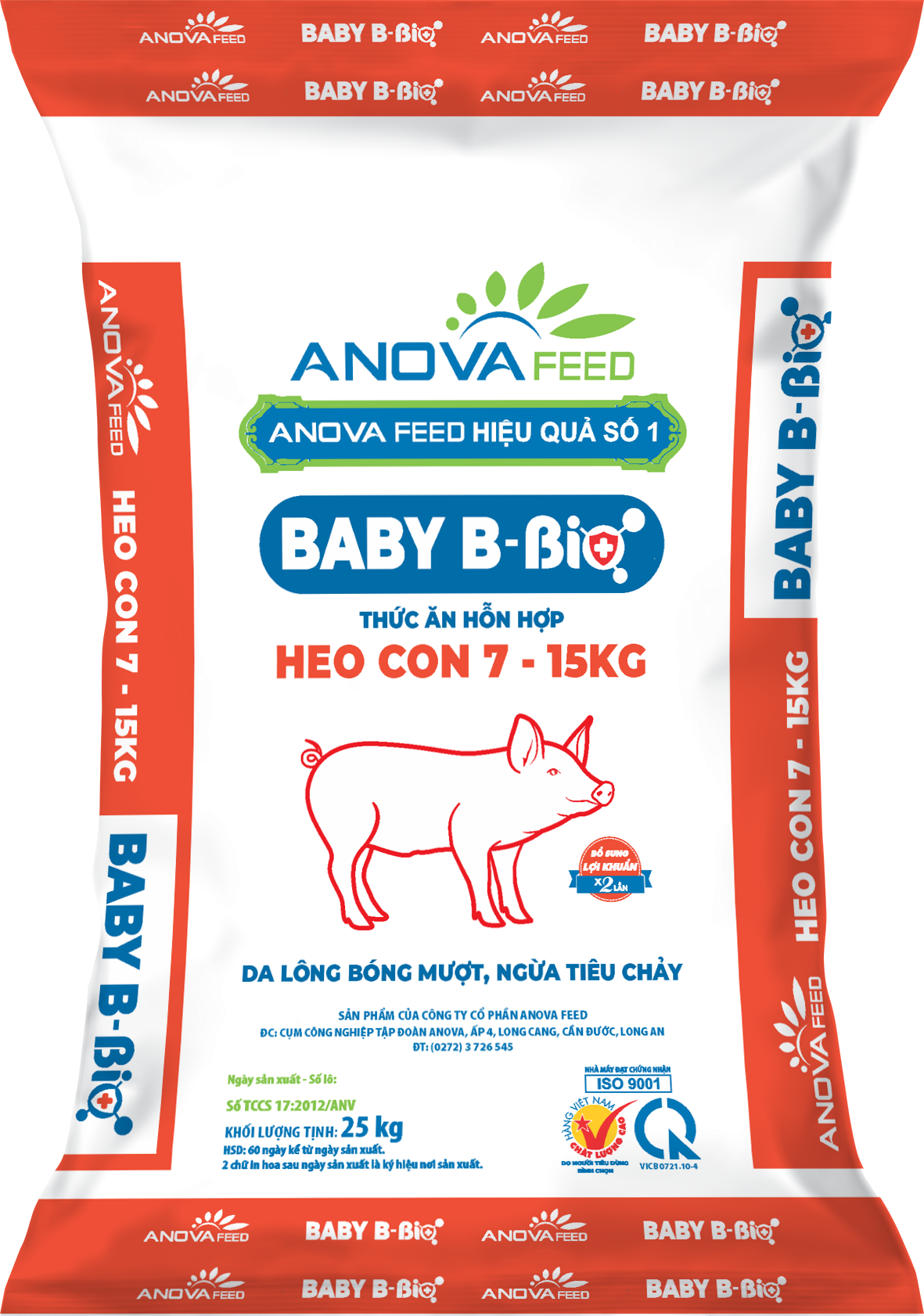Thức ăn hỗn hợp HEO CON 7 - 15 KG BABY B - BIO