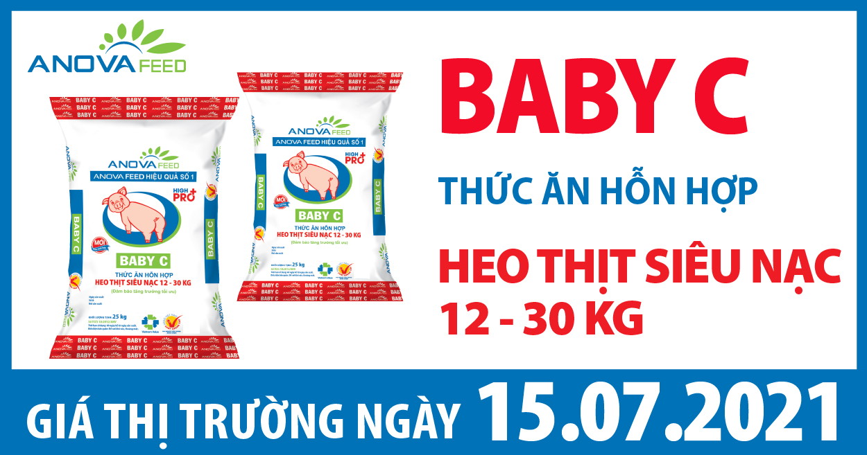 Anova Feed - Giá heo hơi hôm nay 15/7 miền Trung bất ngờ tăng mạnh vài địa phương